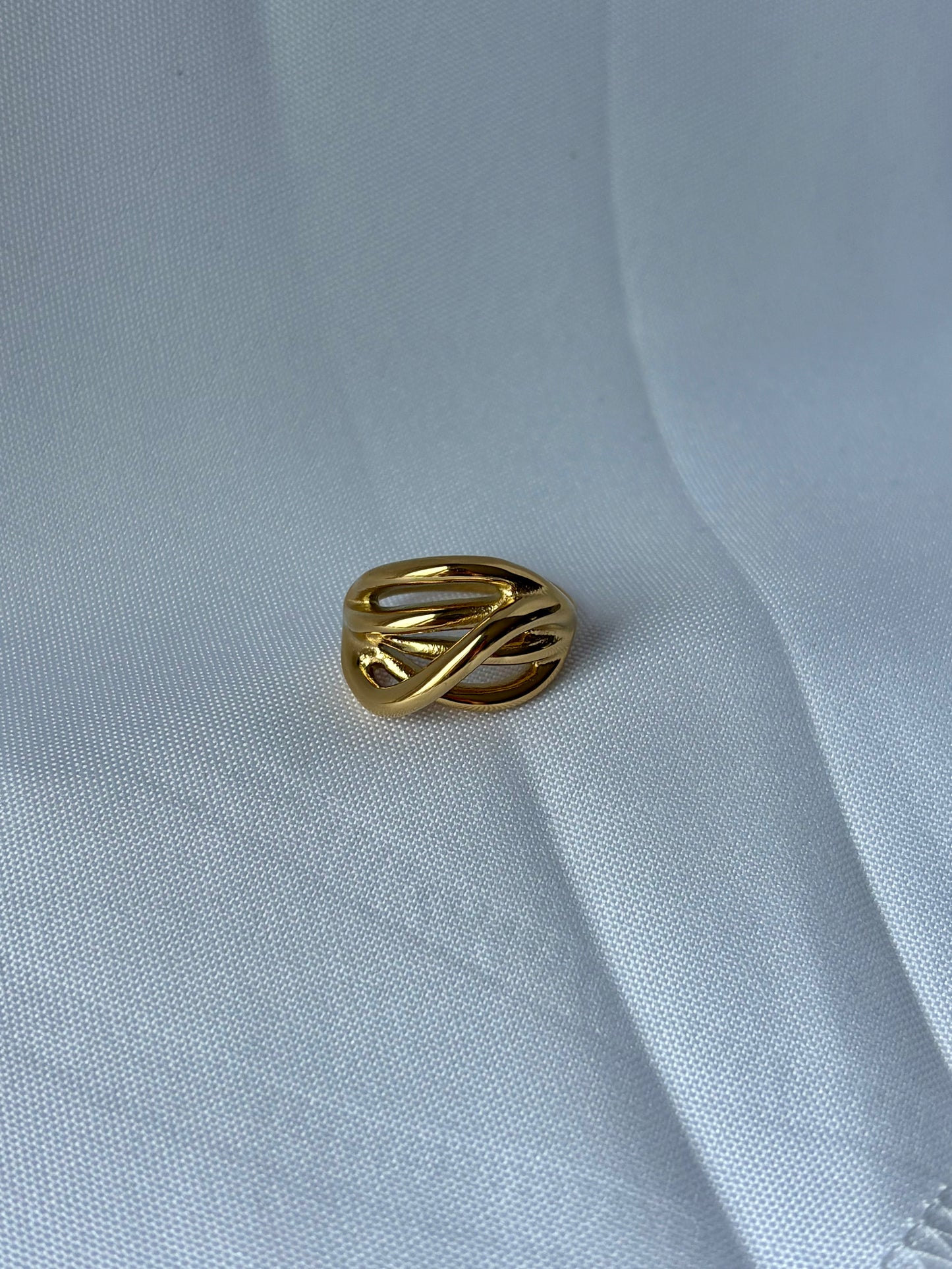Bague Large Ondulée - Bague Ondine