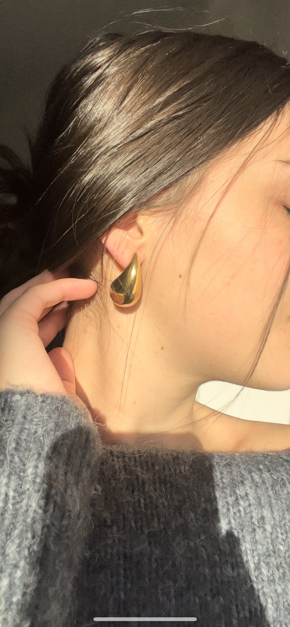 Boucles d'oreilles Nour 3,3cm