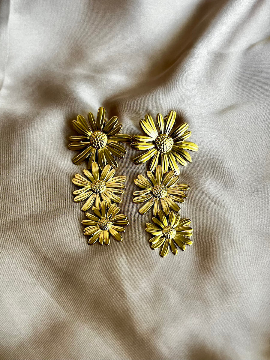 Boucles d'oreilles Fleur