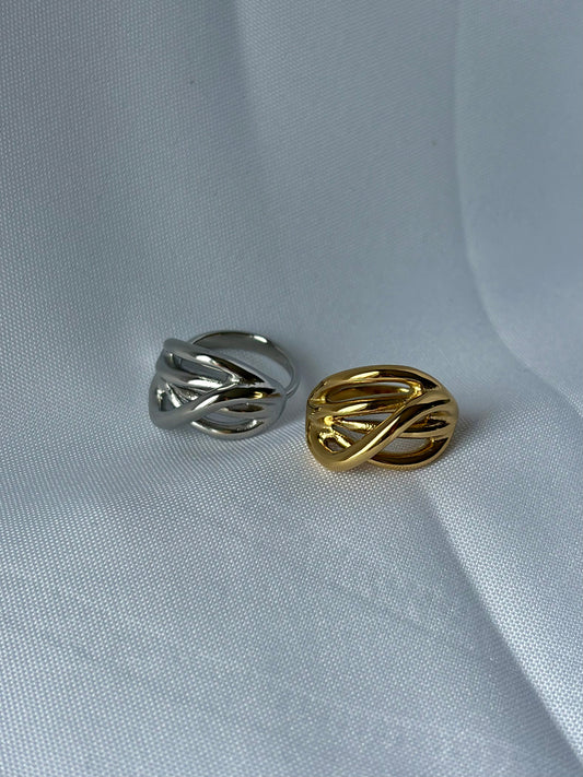 Bague Large Ondulée - Bague Ondine
