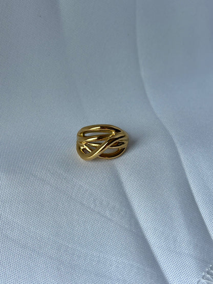 Bague Large Ondulée - Bague Ondine
