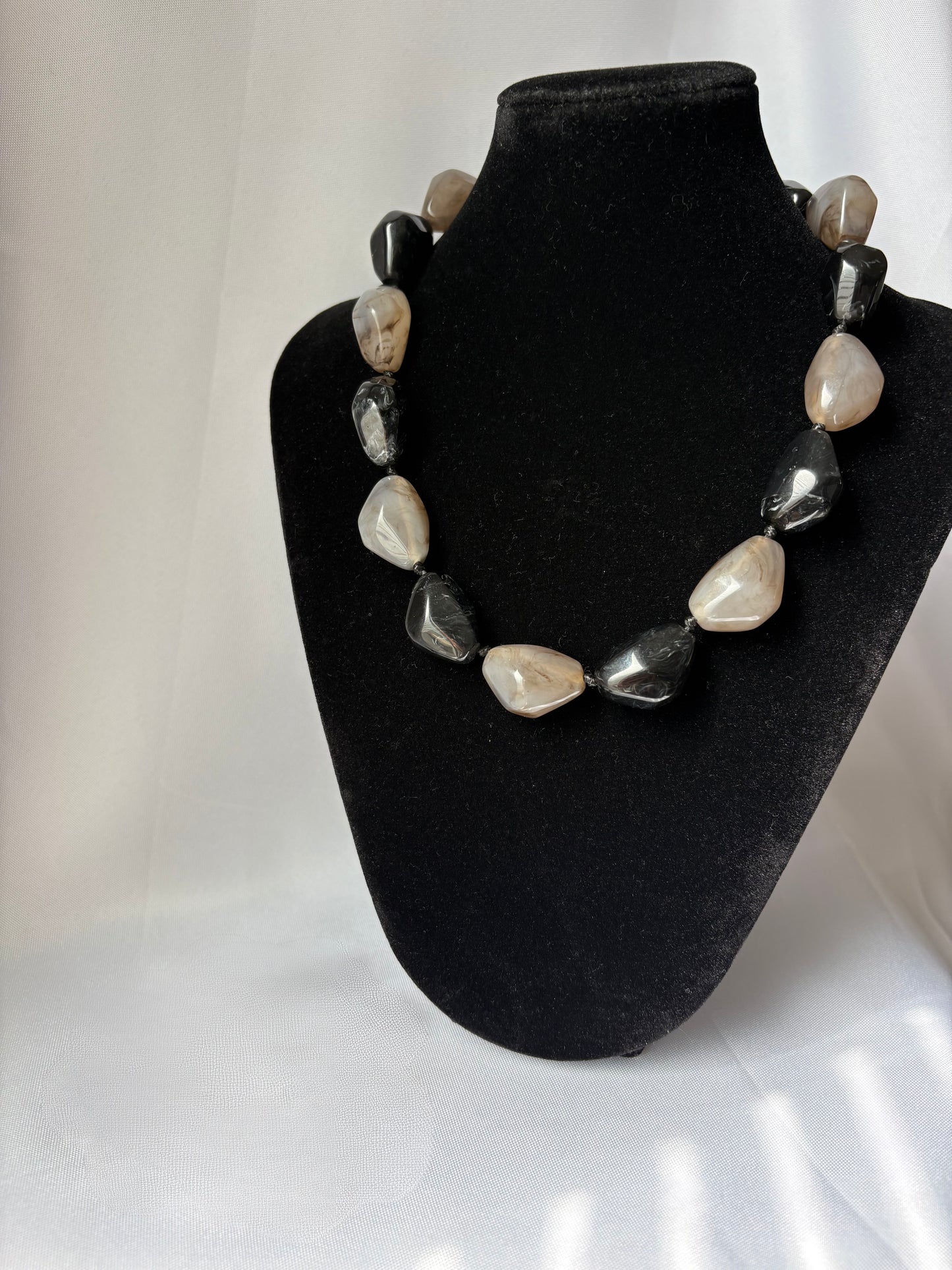 Collier Perles Résine Facettées - Collier Mara
