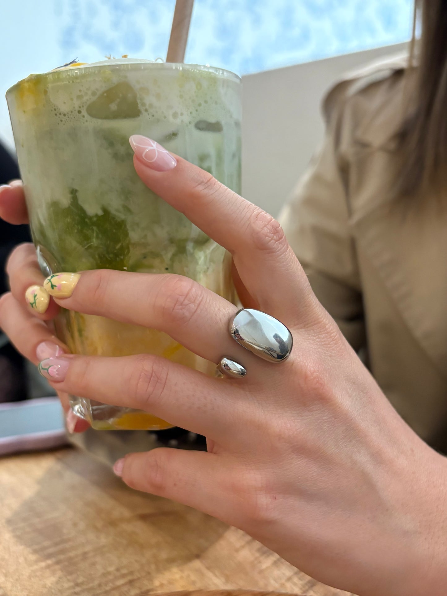 Bague Graphique Ajustable - Bague Cléo