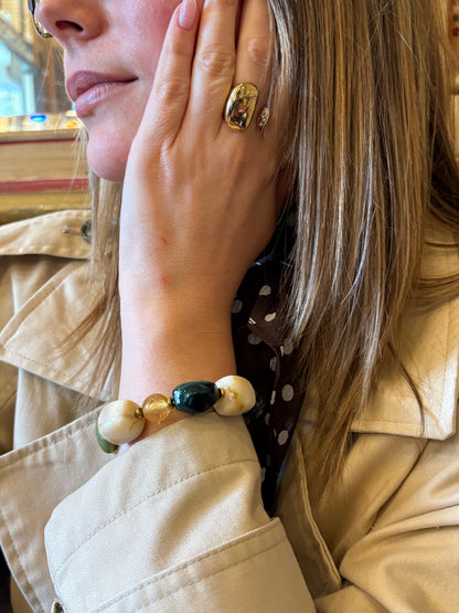 Bague Graphique Ajustable - Bague Cléo