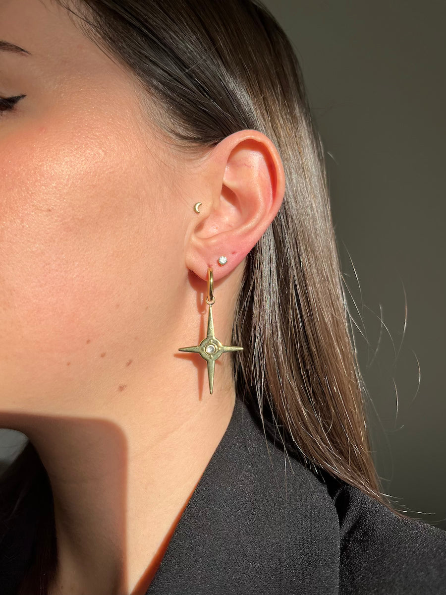 Boucles d'oreilles Etoile