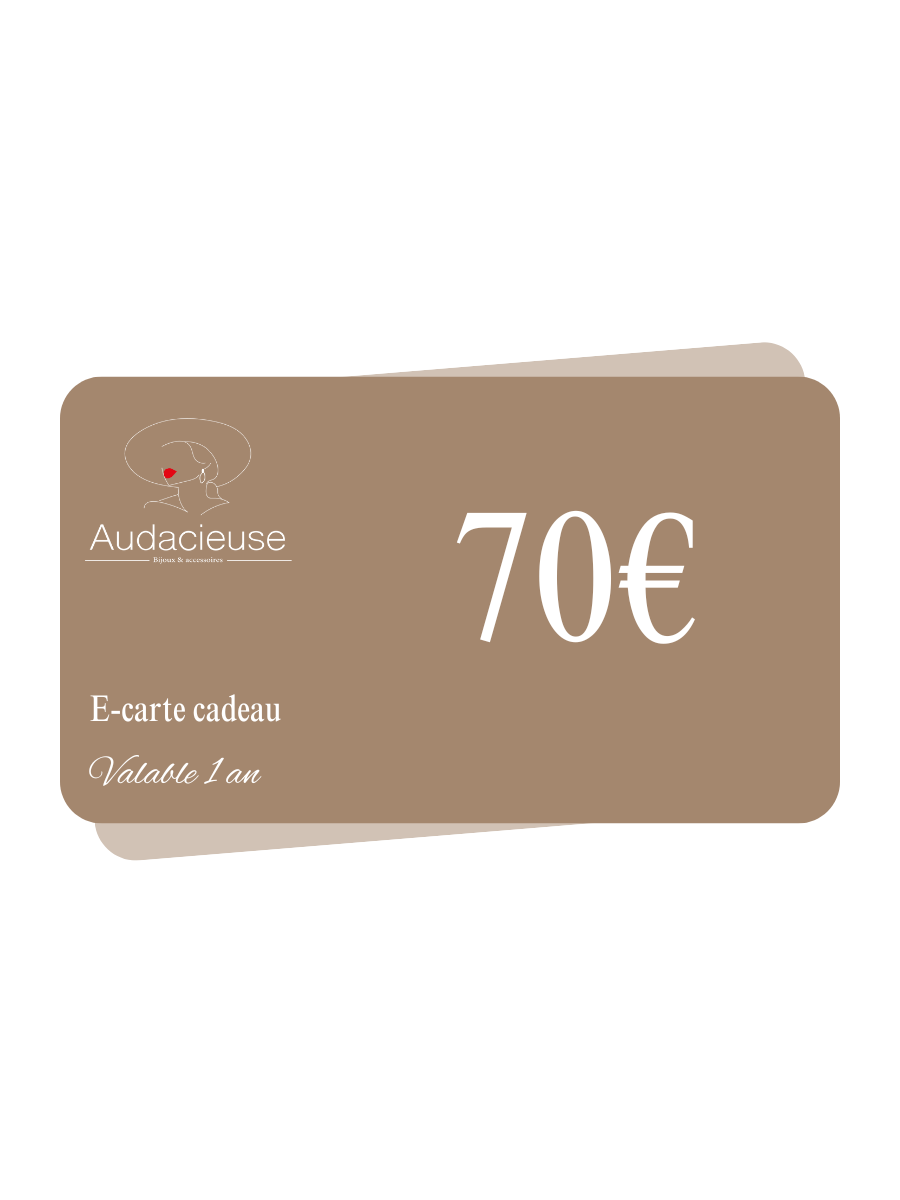 Carte cadeau Audacieuse Bijoux et Accessoires