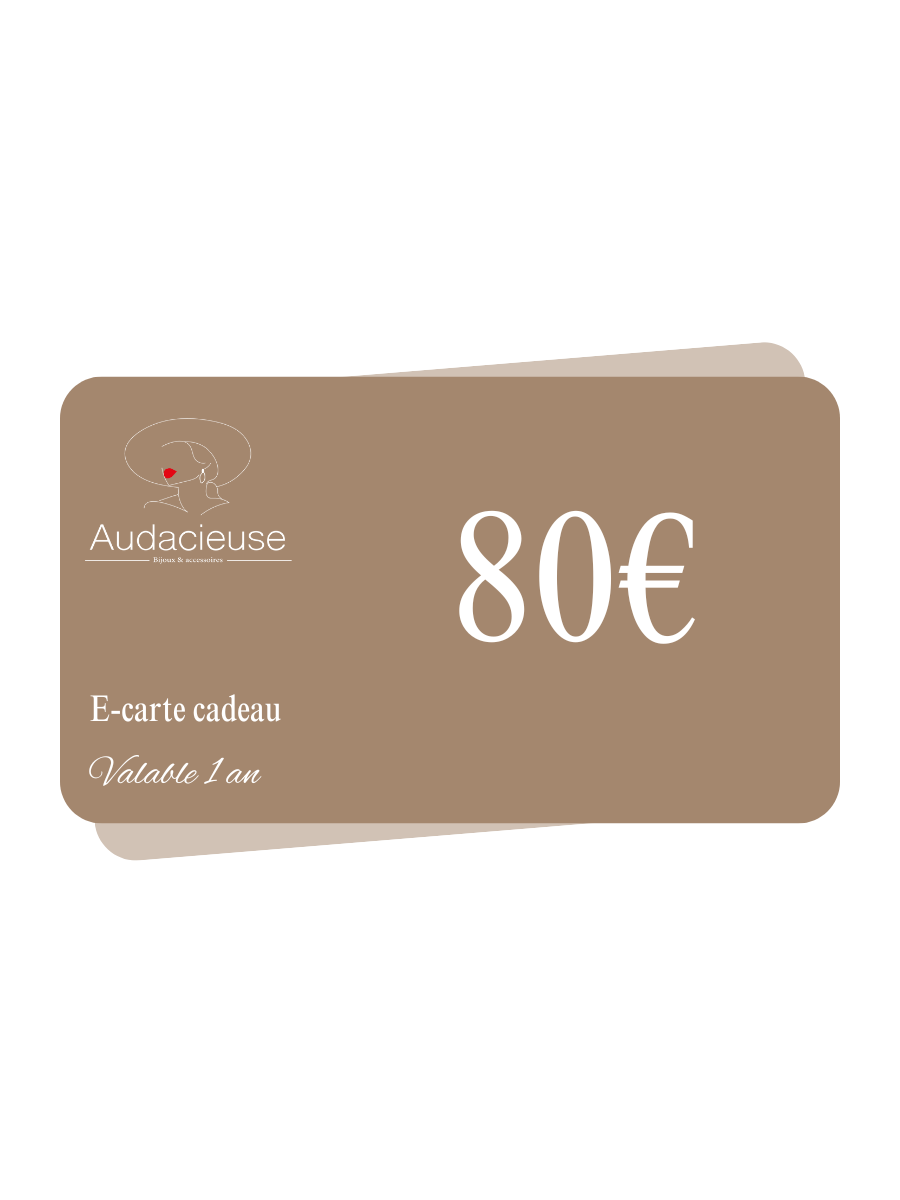 Carte cadeau Audacieuse Bijoux et Accessoires